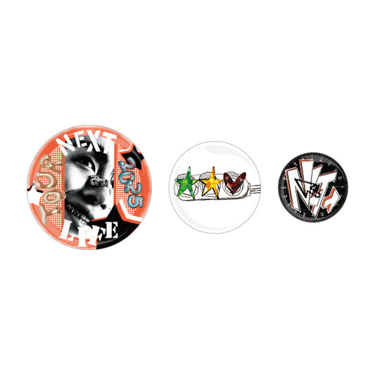 NEXT LIFE CAN BADGE SET